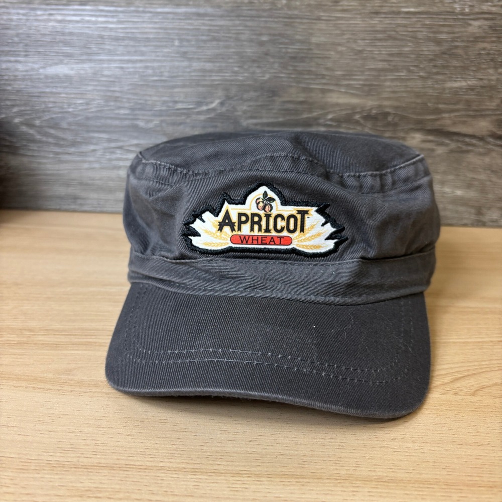 Fitgers Brewhouse Hat Cap Strap Back Womens Gray Cadet Apricot Wheat Beer Duluth